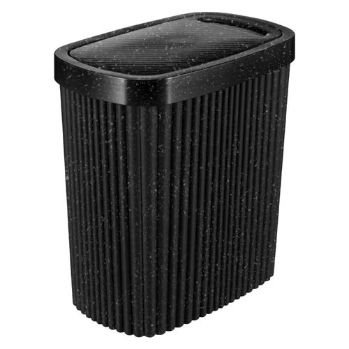 Kontejner dlya musora Velvet Econova 1,9l 160h100h172mm chernyj granit 4352044_1