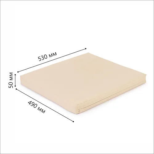 Podushka Rotang-plyus Alternativa 490h530h50mm bezhevaya (up.4) M9085_3