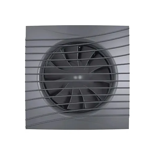 Ventilyator osevoj vytyazhnoj s obratnym klapanom D 125, dekorativnyj (SILENT 5C dark gray metal)_1