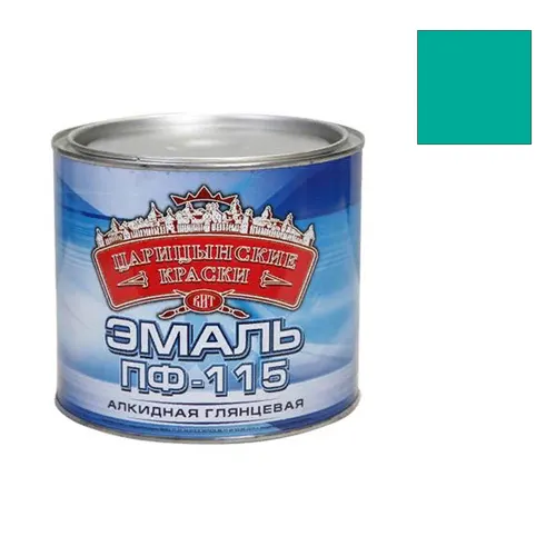 Emal PF-115 TSaritsynskie kraski biryuzovaya 1,8 kg_1