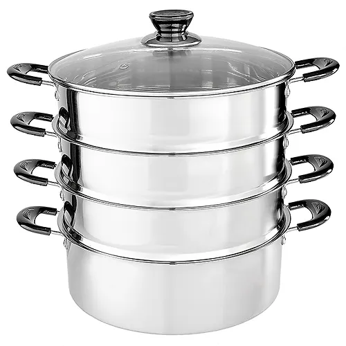BE-083 Mantovarka-parovarka nerzh.stal d=26cm, 4 urovnya(8)_1