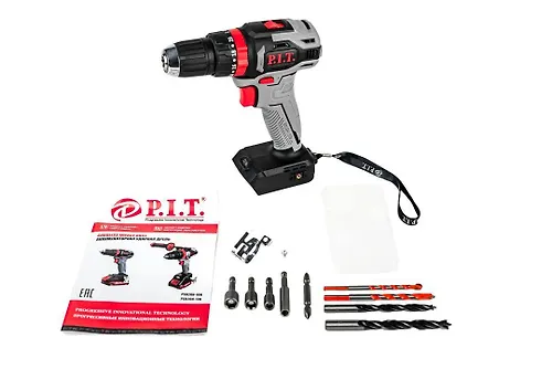 Drel akkumulyatornaya P.I.T. PBM20H-10B SOLO (20V, 30Nm, patron 10 mm, 2sk, korobka)_3