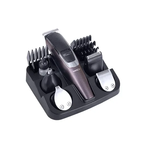 Mashinka dlya strizhki Centek CT-2137 chernyj (nabor 5v1: mikrotrimmer, britva,stajler,trimmer dlya nosa)_1