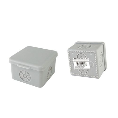 Raspayachnaya korobka OP 65h65h50mm, kryshka, IP54, 4vh., bez germovvodov TDM (SQ1401-0821)_1