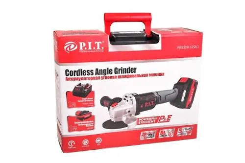 Akkum. besschet. shlifmash. P.I.T. PWS20H-125A/1 (20V,125mm,7000ob/min,1akb Li-Ion 4Ach, ZU 3A, kejs)_4