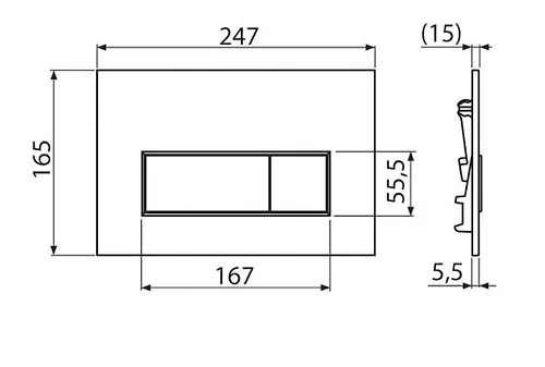 Sistema installyatsii dlya unitaza 4 v 1 knopka chernaya 01 Alcaplast AM101/1120-4:1 RU M678-00_4