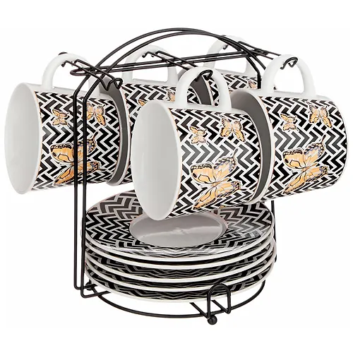 CHajnyj nabor na 6 person na metallicheskoj podstavke 250 ml 155-649_1