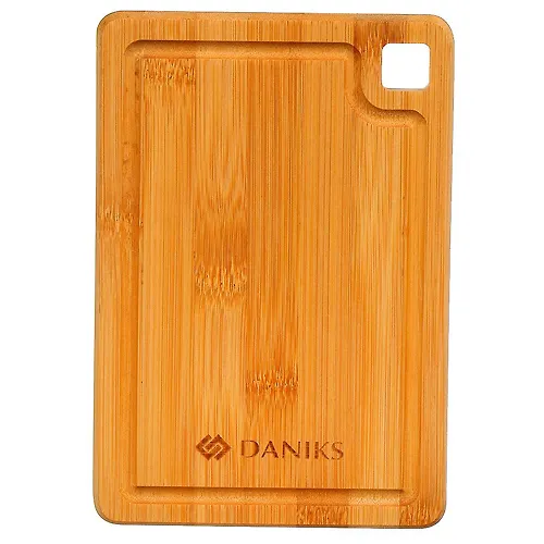 Doska razdelochnaya bambuk, 22h15h1.5 sm, bezhevaya, pryamougolnaya, Daniks, CB35422B (453839)_1