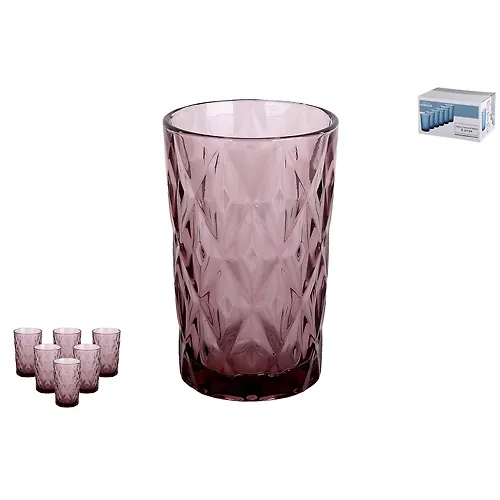 Nabor stakanov 1/6 350ml., Tebriz fioletovyj GB2604D0912LJ_2