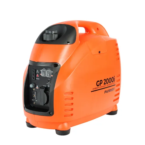 Generator invertornyj PATRIOT 2000i, 1,5/1,8 kVt, uroven shuma 58 dB, ves 18,5 kg_1