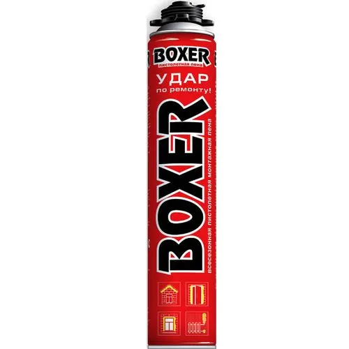 Pena montazhnaya Boxer PISTOLETNAYA, vsesezonnaya 700ml_1