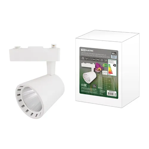 Svetilnik trekovyj odnofaznyj LED TRL-01-030-NW 30 Vt, 24 , 4000 K, 80 Ra, belyj, TDM (SQ0369-0012)_1