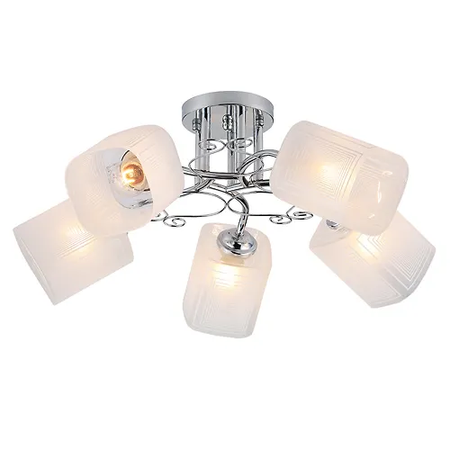 ESCADA Potolochnyj svetilnik Escada 1105/5PL E27*40W Chrome_1