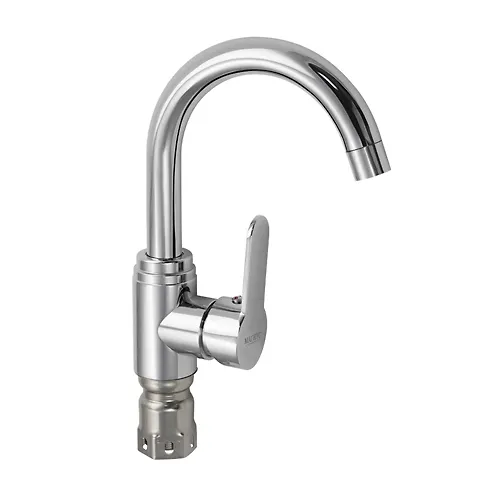 Smesitel na rakovinu HROM , povorotnyj gusak , iz nerzhaveyuschej stali marka 304 9262 MAGNUS_1