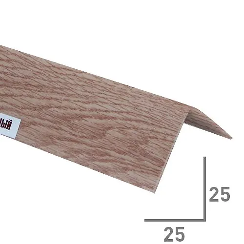 Ugol   25x25 mm  Dub belenyj 