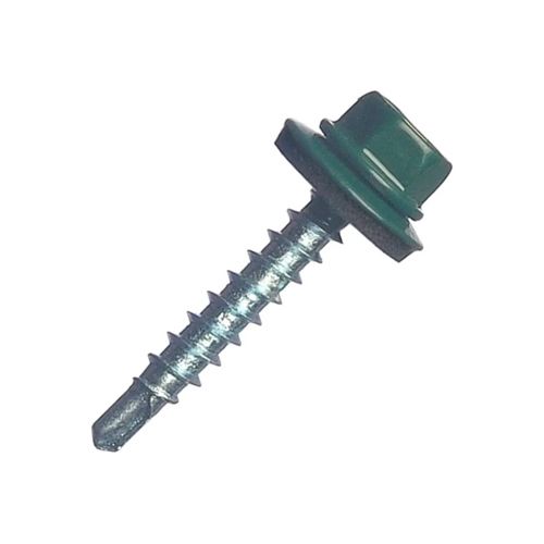 Samorezy krovelnye Metallservis 4,8 h 35 zelenyj moh RAL 6005, po derevu (3000 sht) g.Moskva_1