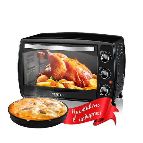 ZHarochnyj shkaf Centek CT-1531-42 BLACK (chern) <42l> 1600Vt +protiven, tajmer 90min, 4 rezh., max 320_1
