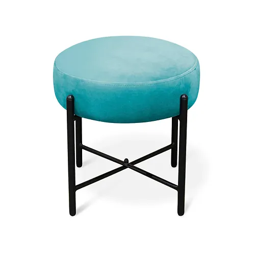 Banketka Sheffilton SHT-B4 tkan/metall tsvet golubaya pastel/chernyj muar art.211585_1