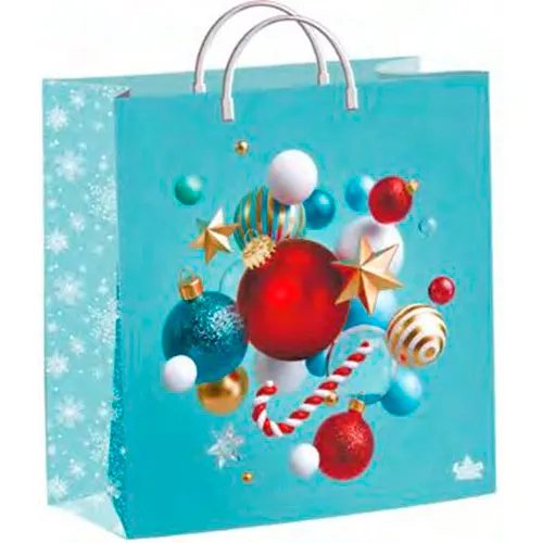 Paket podarochnyj Tiko POD49651 SHariki s karamelyu 24h26+10 sm NG, iz myagkogo plastika_1