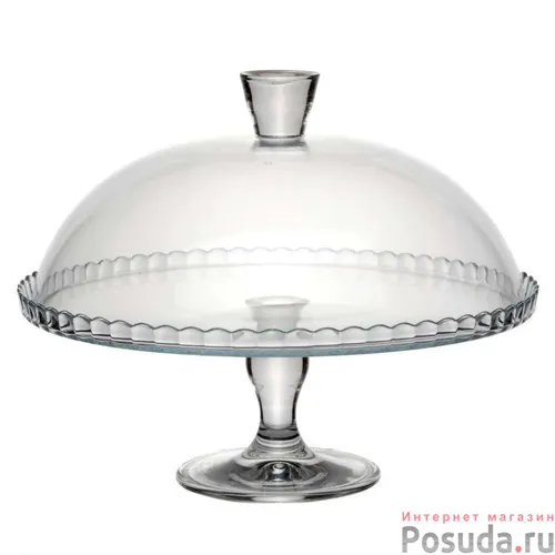 Blyudo dlya torta s kryshkoj na nozhke 322 mm Patisseri art.95200SLB_1