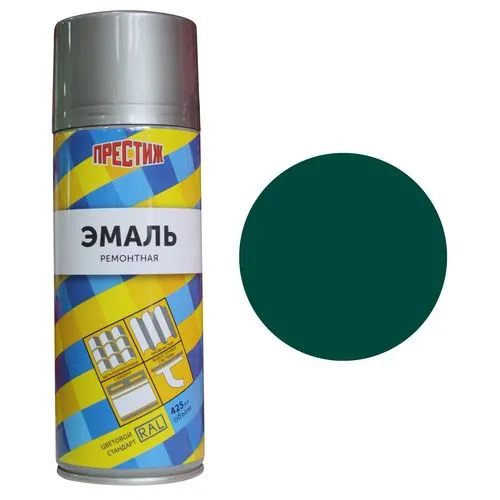 Emal remontnaya akrilovaya aerozolnaya RAL-6005 ZELENYJ MOH 