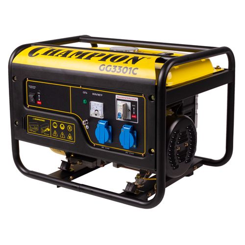 Generator CHAMPION GG3301C (2,8/3,1kVt 6ls 15l 46kg vysokij puskovoj tok, 7kVt)_1