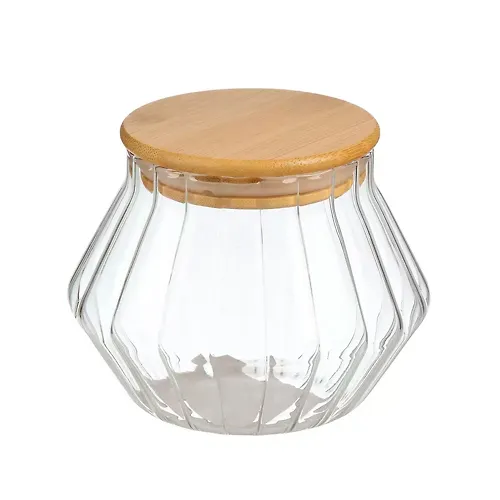 Banka dlya sypuchih produktov, steklo, 0.5 l, s kryshkoj, Daniks, Bonn, Y4-11006 (506397)_1