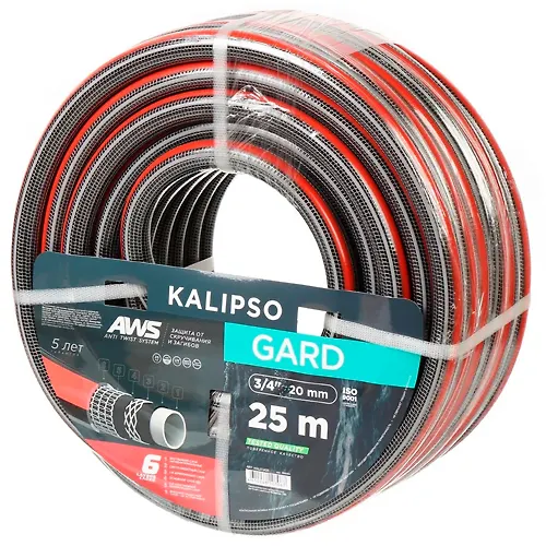 SHlang polivochnyj Kalipso Gard 3/4 diam 20mm, armirovannyj, 25m, 6 sloev PVH,vsesezonnyj 486060_1