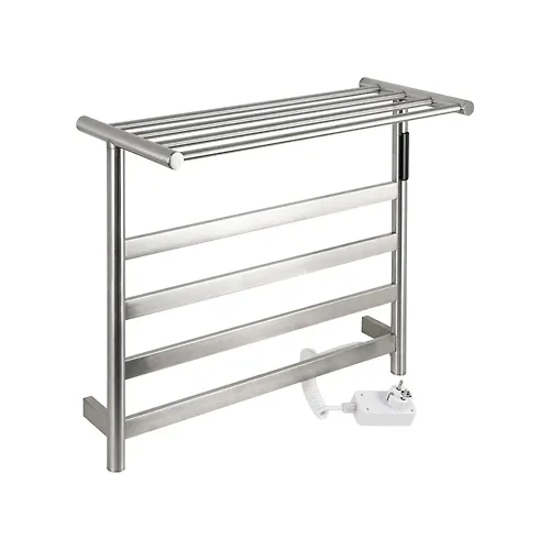 Polotentsesushitel elektricheskij, HROM, matovyj. LESENKA s POLKOJ, 510 h 573 h 220 mm, KRAFTTE 44023_1