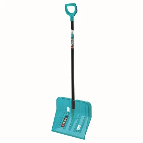 Lopata dlya uborki snega,polikarbonat,460h400h1400mm,alyuminievyj cherenok,PVH opletka, LUXE// Palisad_1