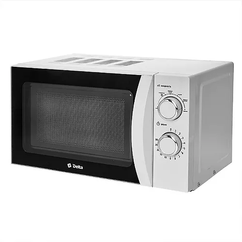 Mikrovolnovaya pech DELTA DL-88L20 belyj, 700 Vt, 20l_1