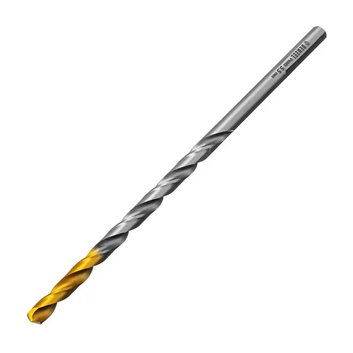 Sverlo spiralnoe po metallu 5,5 h 139 mm, R6M5, Golden Tip, udlinennoe// Denzel art.718255_1