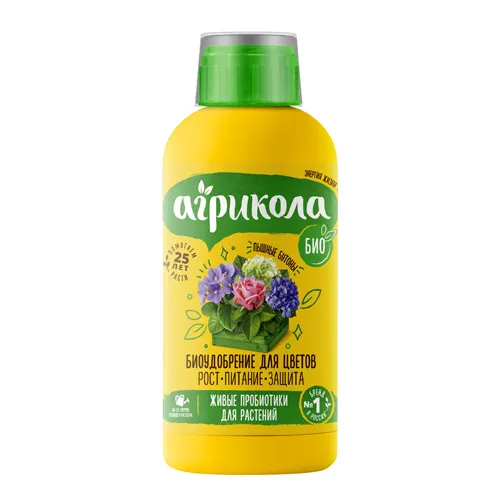 01-956 Bioudobrenie zhidkoe dlya tsvetov fl 100ml AGRIKOLA BIO_1