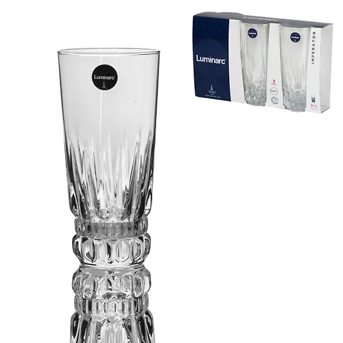 Nabor stakanov IMPERATOR 310ml 3sht vysok art.P1271_1
