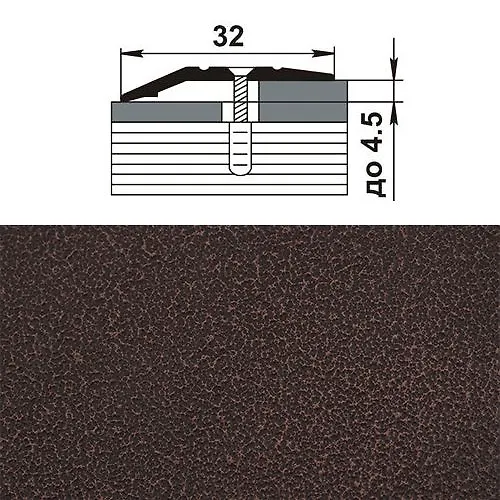 Profil raznourovnevyj PR 03.900.06 antik med_1