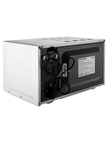 Mikrovolnovaya pech BRAYER 2502BR 700Vt, 20l, tsifr.upravlenie, 8 rezh.prigot, LED disp, tajmer 95min_4