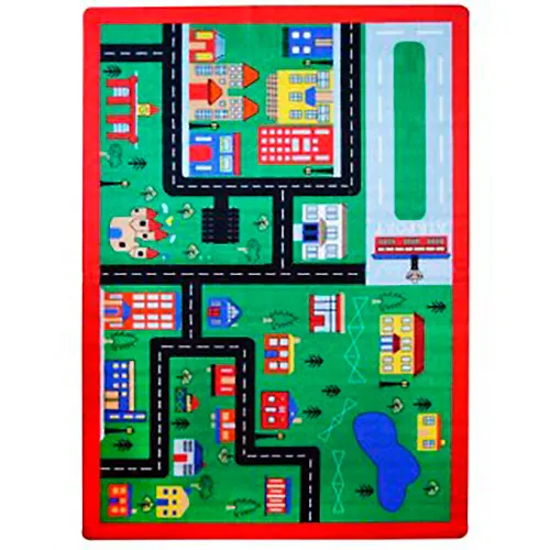Kovrik CONFETTI KIDS iz 1 sht 100h150sm RUGS TOWN (zelenyj)_1