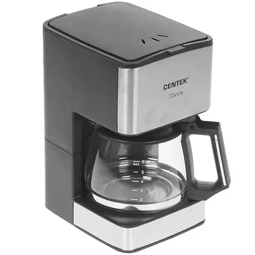 Kofevarka Centek CT-1144 (stal) kapelnaya 680Vt, 800ml, kaplya stop, semnyj filtr, podogrev_3