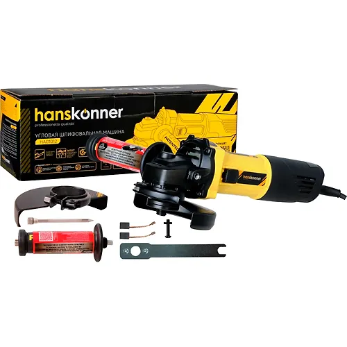 Ugloshlifovalnaya mashina USHM Hanskonner HAG1012 125mm, 800Vt, 11000ob/min, SuperCompact, pylezaschita_1