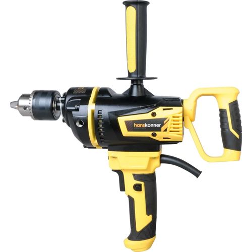 Drel-mikser Hanskonner HDM2014E PLATINUM, 1400Vt, 0-1100ob/min, patron 16mm, metal reduktor, 4m kab_1