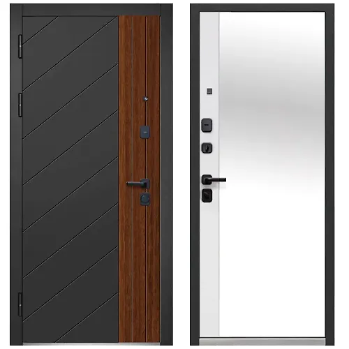 Dver met.LUXOR 2MDF Diagonal Zerkalo 860 levaya_1