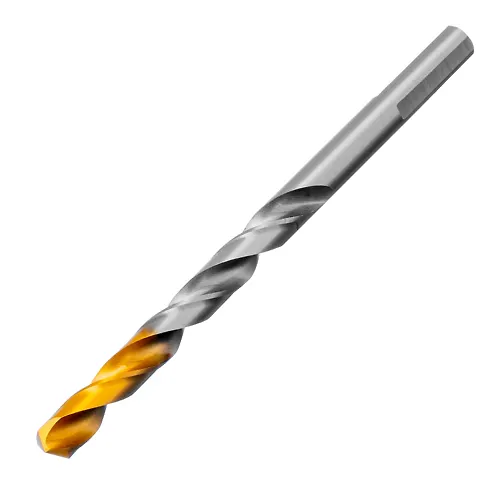 Sverlo spiralnoe po metallu 7,0 x 109mm, R6M5, Golden Tip // Denzel art.718237_1