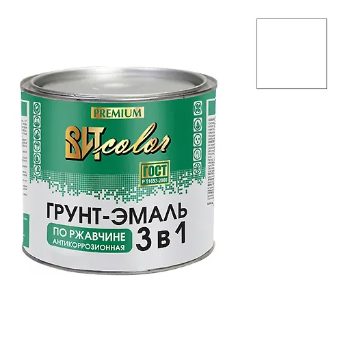 Grunt-emal po rzhavchine 3 v 1 VIT color (belaya 2,6 kg 