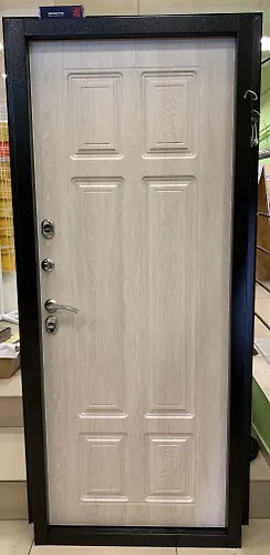 Dver metallicheskaya DS 3K Teplo Dub Filadelfiya 960*2050 pravaya ,MDF Ideal (probka)_1