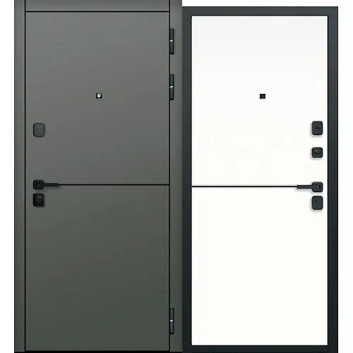 Dver met.9 sm MDF/MDF Molding emalit belyj 860 pravaya (Rossiya)_1