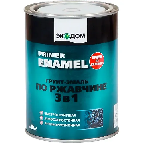 Grunt-emal po rzhavchine 3 v1 Ekodom RAL 1021 zheltyj 2,2 kg_1