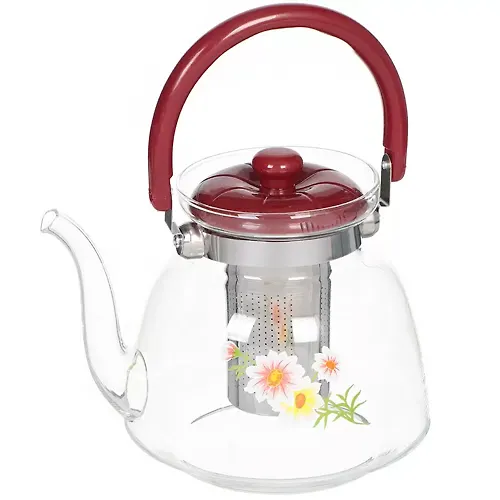 CHajnik zavarochnyj steklo, 1.6 l, plastik. s sitechkom, TSvety Y6-2558 (326286)_1