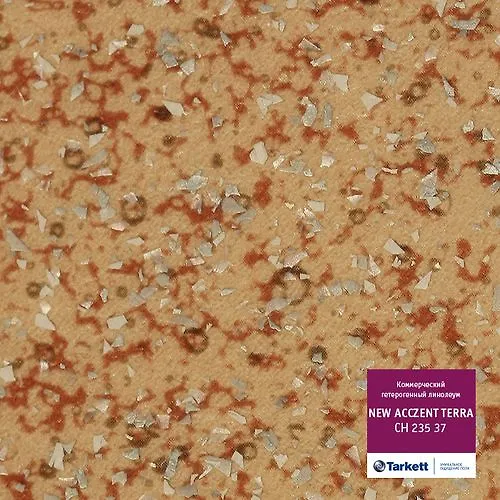 Linoleum Acczent terra CH 23537 2 m (46 kv.m)_1