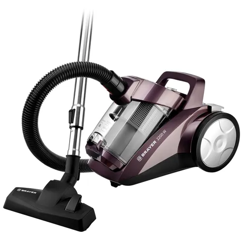Pylesos tsiklonnogo tipa Brayer 4205BR 2200 Vt, 4 l, vsasyvanie 420 Vt, HEPA-filtr, parketnaya schetka_1