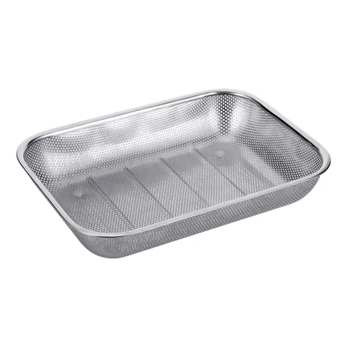 Durshlag pryamougolnyj 29h21h6,5 sm, nerzhaveyuschaya stal, Linea PRONTO_1